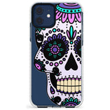 Violet Sugar Skull Impact Phone Case for iPhone 11