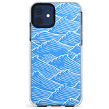 Waves Pattern Impact Phone Case for iPhone 11