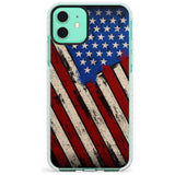 Distressed US Flag Impact Phone Case for iPhone 11