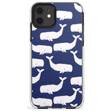 Cute Whales  Slim TPU Phone Case for iPhone 11