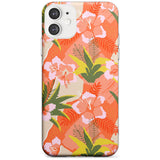 Hawaiian Flowers Abstract Pattern iPhone Case  Slim Case Phone Case - Case Warehouse