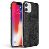 Black Snakeskin Phone Case iPhone 11 / Clear Case,iPhone 12 / Clear Case,iPhone 12 Mini / Clear Case Blanc Space