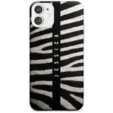 Zebra Print iPhone Case  Slim Case Custom Phone Case - Case Warehouse