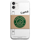 Personalised Coffee Cup Slim TPU Phone Case for iPhone 11