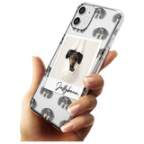 Dachshund, Black- Custom Dog Photo Black Impact Phone Case for iPhone 11