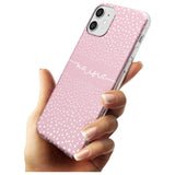 Custom Pink Dots iPhone Case   Custom Phone Case - Case Warehouse