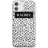 Black Bar & Dots iPhone Case  Slim Case Custom Phone Case - Case Warehouse