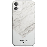 White Marble iPhone Case  Slim Case Custom Phone Case - Case Warehouse