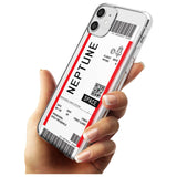 Neptune Space Travel Ticket iPhone Case   Custom Phone Case - Case Warehouse