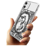 The World Tarot Card - Transparent Black Impact Phone Case for iPhone 11