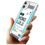 Honolulu Boarding Pass iPhone Case   Custom Phone Case - Case Warehouse