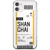 Shangai Boarding Pass iPhone Case  Slim Case Custom Phone Case - Case Warehouse