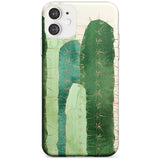 Large Cacti Mix Design Slim TPU Phone Case for iPhone 11