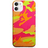 Neon Camo Slim TPU Phone Case for iPhone 11