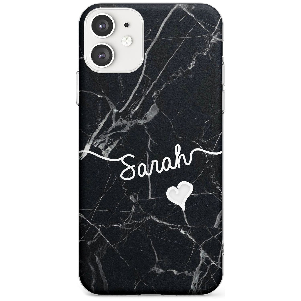 Black Marble iPhone Case  Slim Case Custom Phone Case - Case Warehouse