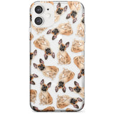 French Bulldog Watercolour Dog Pattern Slim TPU Phone Case for iPhone 11