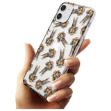 Doberman (Cropped) Watercolour Dog Pattern Slim TPU Phone Case for iPhone 11