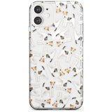 Wire Haired Fox Terrier Watercolour Dog Pattern Slim TPU Phone Case for iPhone 11