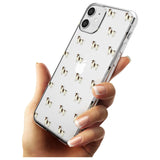 English Springer Spaniel Dog Pattern Clear Slim TPU Phone Case for iPhone 11