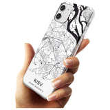 Map of Kiev, Ukraine Slim TPU Phone Case for iPhone 11