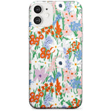 Springtime Meadow: Transparent Black Impact Phone Case for iPhone 11