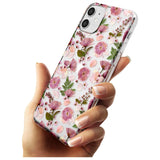 Floral Menagerie Transparent Design Slim TPU Phone Case for iPhone 11