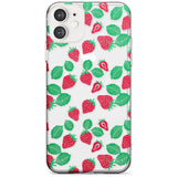 Strawberry Pattern iPhone Case  Slim Case Phone Case - Case Warehouse