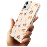 Cute Cat Pattern Black Impact Phone Case for iPhone 11