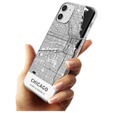 Map of Chicago, Illinois Slim TPU Phone Case for iPhone 11