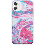 Pink, Blue & Purple Marbled Paper Pattern