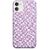 Checkered Love Pattern Slim TPU Phone Case for iPhone 11