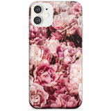 Pink Peonies iPhone Case  Slim Case Phone Case - Case Warehouse