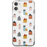 Cute Scandinavian Buildings Slim TPU Phone Case for iPhone 11