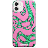 Alien Glow Black Impact Phone Case for iPhone 11