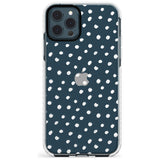 Messy White Dot Pattern Slim TPU Phone Case for iPhone 11 Pro Max