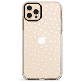 Messy White Dot Pattern Slim TPU Phone Case for iPhone 11 Pro Max