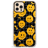 Acid Face Grid Pattern Impact Phone Case for iPhone 11 Pro Max