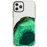 Emerald Green Gemstone Crystal Clear Design Impact Phone Case for iPhone 11 Pro Max