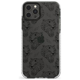 Black Tiger Roar Pattern Impact Phone Case for iPhone 11 Pro Max