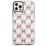 Pink and Blue Cat Pattern Impact Phone Case for iPhone 11 Pro Max