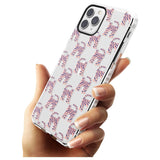 Pink and Blue Cat Pattern Impact Phone Case for iPhone 11 Pro Max