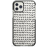 Hand Drawn Lines Pattern Black Impact Phone Case for iPhone 11 Pro Max