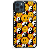 Yin Yang & Faces Black Impact Phone Case for iPhone 11