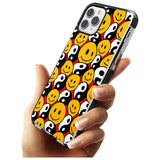 Yin Yang & Faces Black Impact Phone Case for iPhone 11