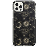 Large Suns, Moons & Clouds Pink Fade Impact Phone Case for iPhone 11