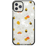 Busy Bee Black Impact Phone Case for iPhone 11 Pro Max