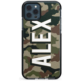 Classic Green Camo Pink Fade Impact Phone Case for iPhone 11