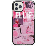 Sweet Pink Fashion Collage iPhone Case  Black Impact Custom Phone Case - Case Warehouse