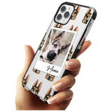 German Shepherd - Custom Dog Photo Pink Fade Impact Phone Case for iPhone 11