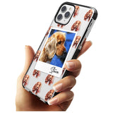 Cocker Spaniel - Custom Dog Photo Pink Fade Impact Phone Case for iPhone 11